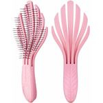 Ontklit borstel voor krullend haar - roze - Wet Brush (Go Green)