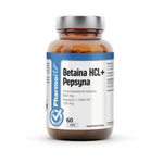 Betaïne + pepsine glutenvrij voedingssupplement 60 capsules - PHARMOVIT (Clean Label)