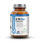 Vitamine B Complex voedingssupplement 60 capsules 31,2 g (clean label) - Pharmovit