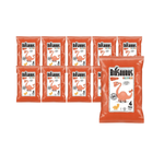 SET VAN 10 x Dinosaurs mais chips met ketchup smaak ZONDER GLUTE. BIO 4x15 g