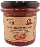 Aardbeienjam met erythritol zonder suiker 160 g