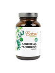 Chlorella + Spirulina bio voedingssupplement 300 tabletten 120 g (400 mg) - Batom