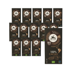 SET VAN 14 x Bitter 100 % cacao BIO 50 g