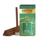 Indiase pilaarwierook witte salie (10 stuks) 20 g - Sattva (Ayurveda)