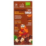 Biologische Hazelnootchocolade 50 g – Super Fudgio