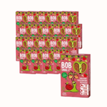 SET VAN 20 x Appel en aardbei vruchtensnack zonder toegevoegde suiker 60 g