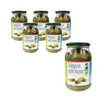 SET VAN 6 x Gepekelde komkommers BIO 820 g (460 g)