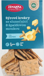 Crackers met kaas en zonnebloempitten bio 100 g - ZEMANKA