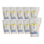 SET VAN 10 x Natuurlijk Kłodawa grof steenzout 1 kg