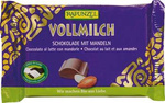 Biologische melkchocolade met amandelen 100 g – Rapunzel