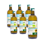 SET VAN 6 x Zonnebloemolie BIO 1 l