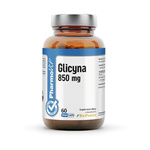Glycine (850 mg) glutenvrij voedingssupplement 60 capsules - PHARMOVIT (CLEAN LABEL)