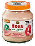 Kalfsvlees zonder toegevoegde suikers glutenvrij vanaf 5 maanden Demeter bio 125 g - Holle
