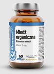 Biologisch koper (2 mg) glutenvrij voedingssupplement 60 capsules - Pharmovit (clean label)