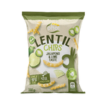 Rode linzenchips met jalapeno- en limoensmaak 100g