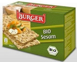 Biologisch knäckebröd met sesam, rogge, volkoren BIO 250 g