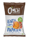 Linzenchips paprika glutenvrij Biologisch 40 g – O'Nest