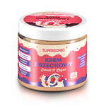 Witte chocolade hazelnootcrème met frambozen 160 g - Supersonic