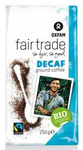 Cafeïnevrije arabica/robusta peru fair trade gemalen koffie BIO 250 g