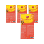 SET VAN 4 x Hamburgerbroodjes ZONDER GELUID. 300 g