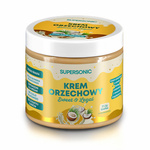 Hazelnootcrème met witte chocoladesmaak en tropische vruchten 160g - Supersonic