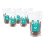 SET VAN 6 x Zwart kala namak zout fijngemalen 1 kg