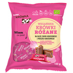 Glutenvrije zuivelvrije fudge met rozensmaak bio 150 g - Me Gusto (super fudge)