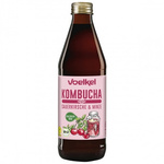 Kombucha kers-munt biologisch 330 ml – Voelkel