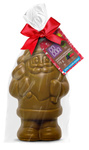 Bosbessen-chocolade Santa zonder toegevoegde suiker BIO 75 g - COCOA