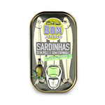 Premium sardines zonder huid en graten in extra vierge olijfolie 120 g (84 g) - Bom Petisco