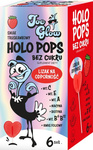 Holopops Weerstandslolly aardbei suikervrij (6 stuks) 36 g – Joe Glow