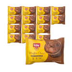 SET VAN 15 x Muffin Choco Chocolade Cupcake, Glutenvrij 65 g - Schar