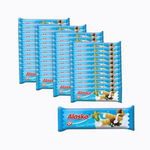 SET VAN 48 x Met room gevulde maïskoeken - kokos GRATIS GLAS. 18 g