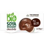 Glutenvrije soja dessert bio met chocoladesmaak (2 x 130 g) 260 g - The Bridge