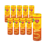 SET VAN 10 x Curvies glutenvrije paprikachips 170 g