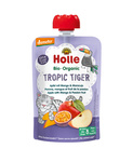 Tropische biologische moes 'Tijgertje' (appel-mango-passievrucht) zonder toegevoegde suikers 100 g – Holle