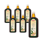 SET VAN 6 x Gembersap 100% 500 ml