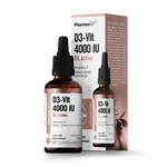 Vitamine D3 druppels 100 mcg (4000 iu) glutenvrij voedingssupplement 30 ml - Pharmovit