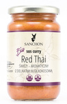 Rode thaise veganistische glutenvrije kerriesaus bio 340 g - SANCHON