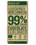 Bittere chocolade 99% Dominicaanse glutenvrij BIO 80 g