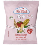 Fruchtbar Biologische Gierst-Maïs Snacks met Aardbei (vanaf 12 maanden), 30 g