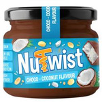 Chocolade karamelreep notencrème met geroosterde stukjes pinda 250g - Nutwist