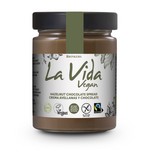 Fair trade glutenvrije chocolade en notencrème bio 270 g - LA VIDA