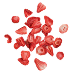 Gevriesdroogde aardbei plakjes 250 g – Tola