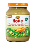 Aardappel - erwt - courgette diner glutenvrij vanaf 6 maanden Demeter BIO 190 g (pot) - Holle