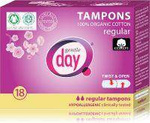 Tampons van 100% biologisch katoen - Regular 18 stuks.