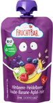 Fruitmoes framboos, bosbes, druif, banaan, appel, haver Biologisch 100 g – Fruchtbar