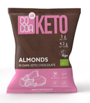 Amandelen in keto chocolade met MCT-olie zonder toegevoegde suiker Biologisch 70 g – Cocoa