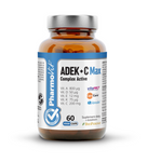Vitamines ADEK + vitamine C complex voedingssupplement 60 capsules, Clean Label, 21,2 g – Pharmovit
