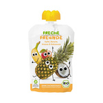 Glutenvrije appel - banaan - ananas - kokosmousse vanaf 6 maanden BIO 100 g - Freche Freunde